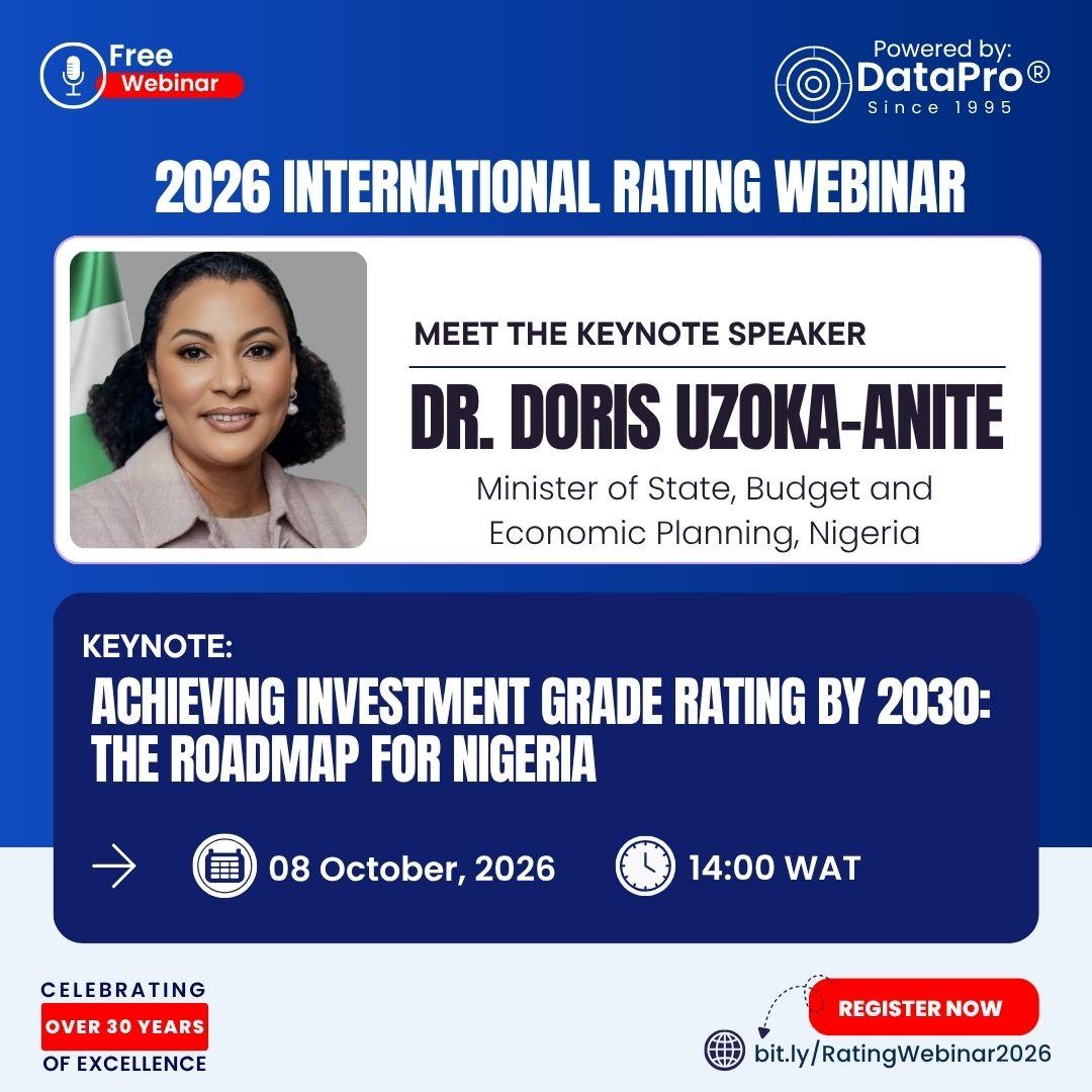 Minister Doris Uzoka-Anite To Keynote DataPro’s 6th International Rating Webinar On Nigeria’s Investment-Grade Target