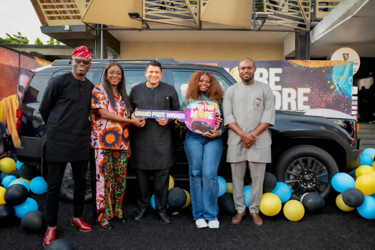 Guinness “Open For More” Promo Grand Prize Winner Drives Home ₦150m Toyota Land Cruiser Prado as 1,075 Consumers Win Big