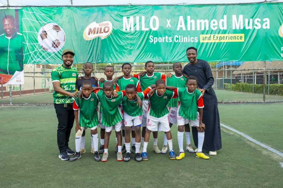 MILO and Ahmed Musa Support 2500+ Young Footballers Through Kano Sports Clinic