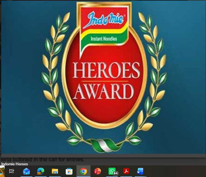 Indomie Heroes Awards Returns with Eight-Part Television Series Celebrating Young Nigerian Heroes
