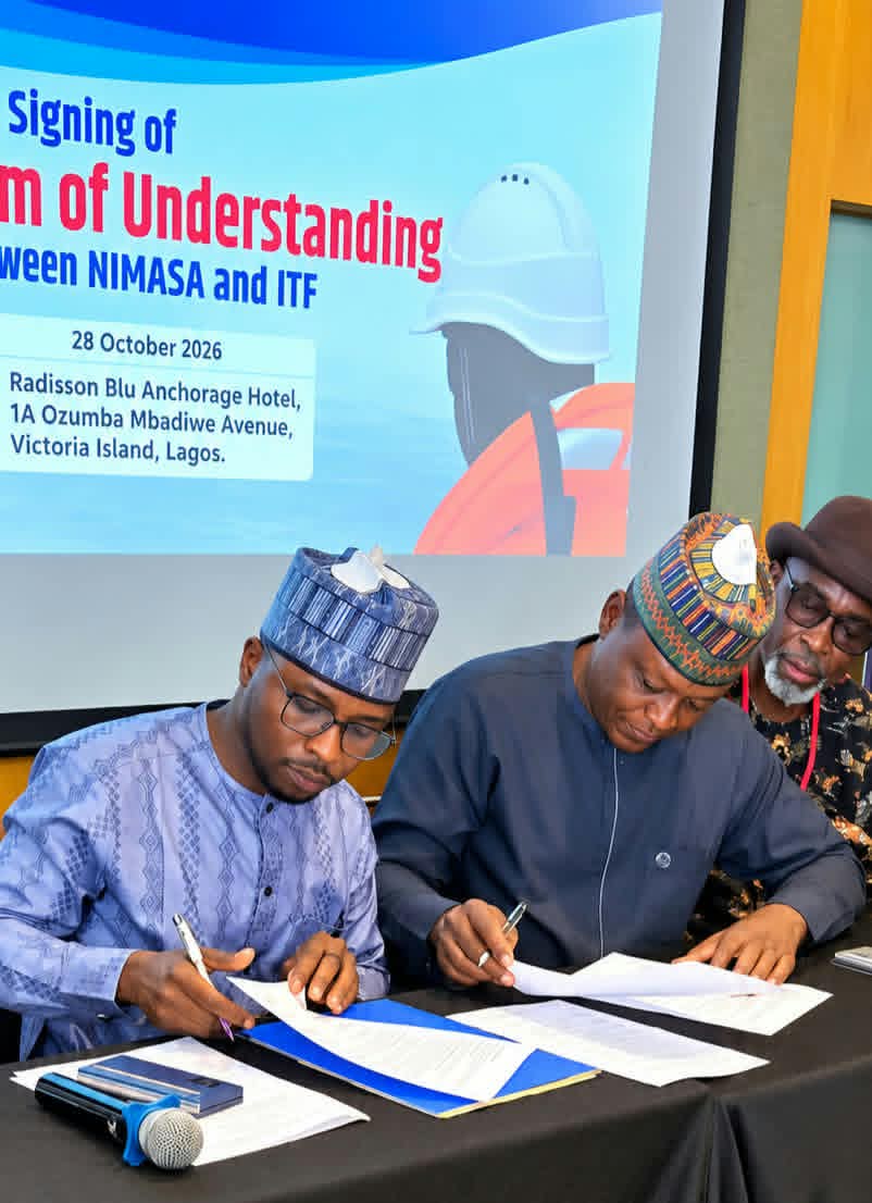 NIMASA, ITF Endorse MOU on  Seafarers  Wellbeing  … MoU is the First in Africa - ITF