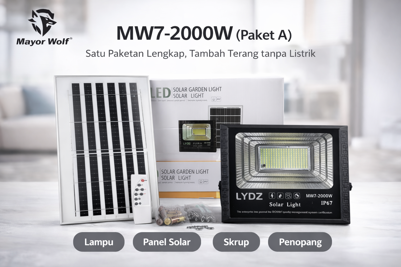 Lampu Tenaga Surya Rumah