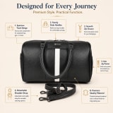 Voyager Pro Duffle Bag – Jet Black