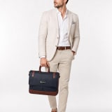 Board Room Brief Laptop Messenger Bag – Midnight Navy