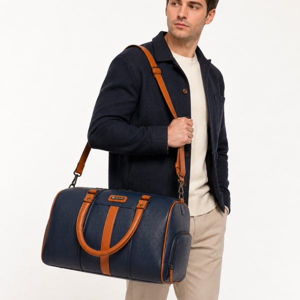 Voyager Pro Duffle Bag – Midnight Blue by BAGBUZZ