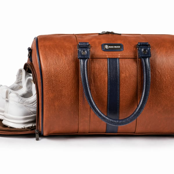 Voyager Pro Duffle Bag – Classic Tan by BAGBUZZ