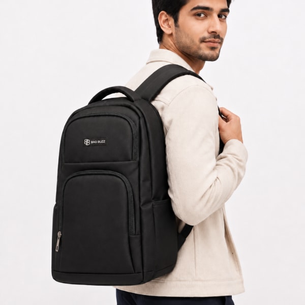 Urban Flex Backpack – Black by BAGBUZZ