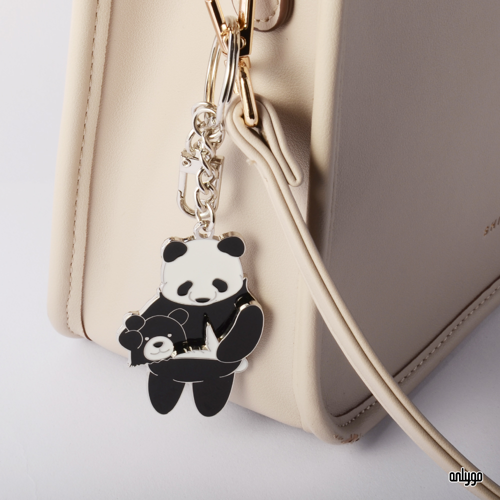 台湾 パンダ着ぐるみバイトシリーズ キーホルダー / ツキノワグマ