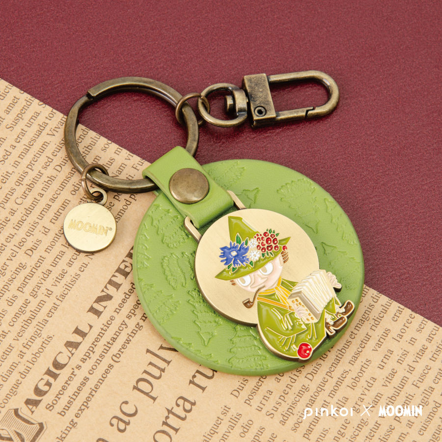 Pinkoi x Moomin】上質なレザーキーリング / スナフキン - ショップ