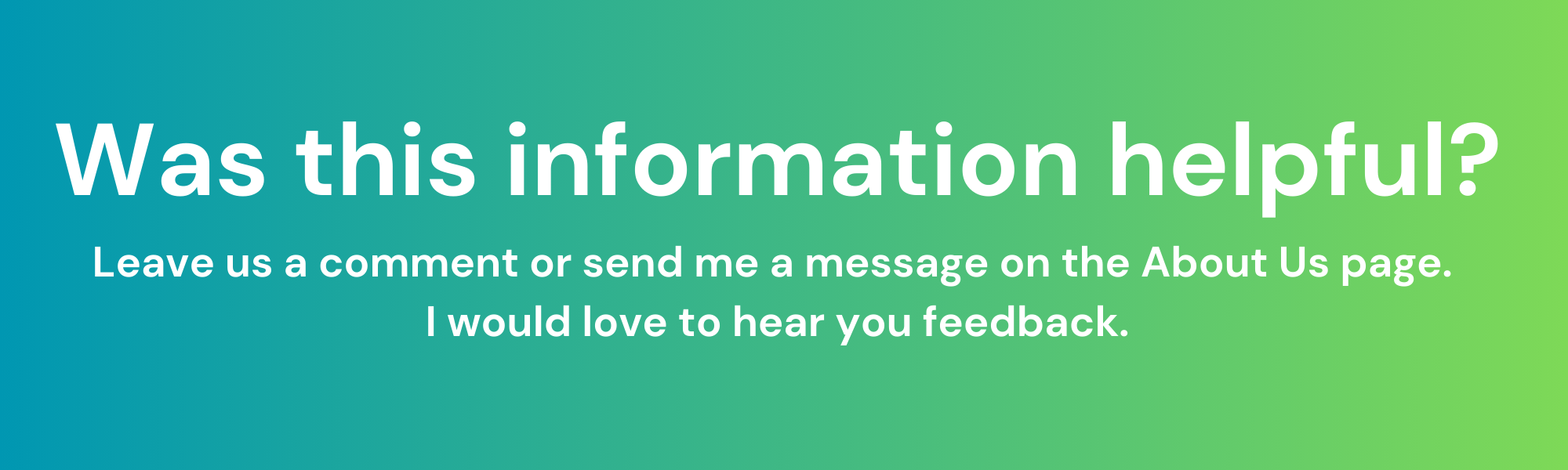 feedback
