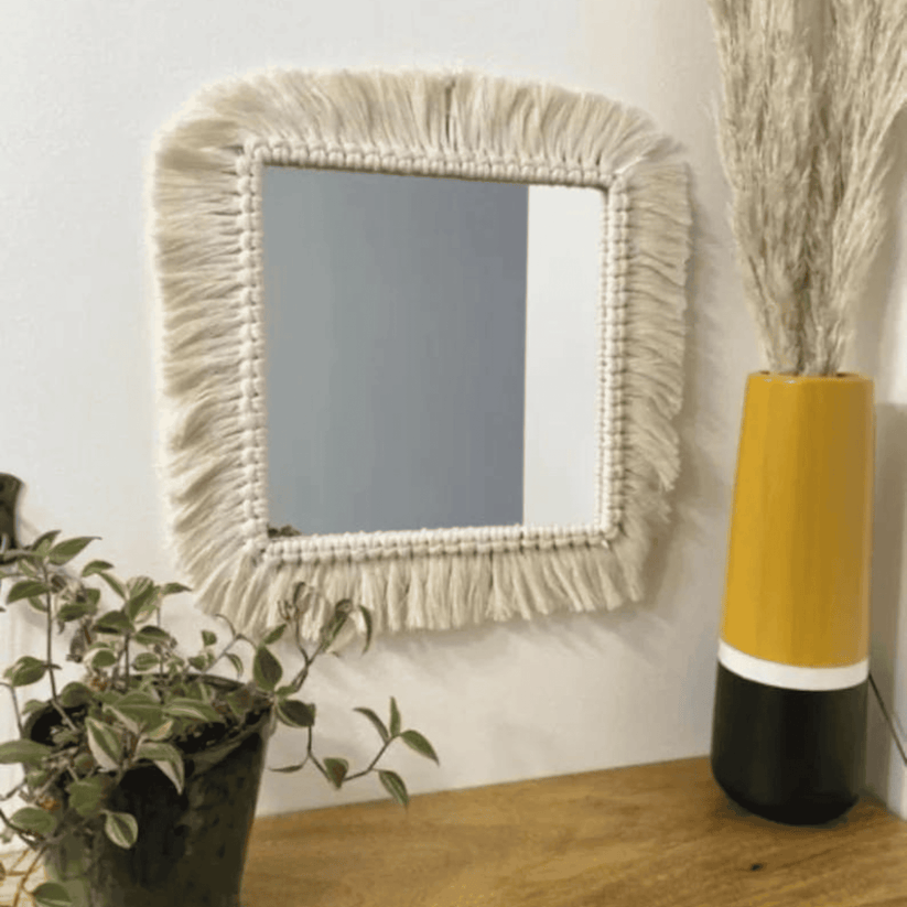 HQ30 Macrame Mirror