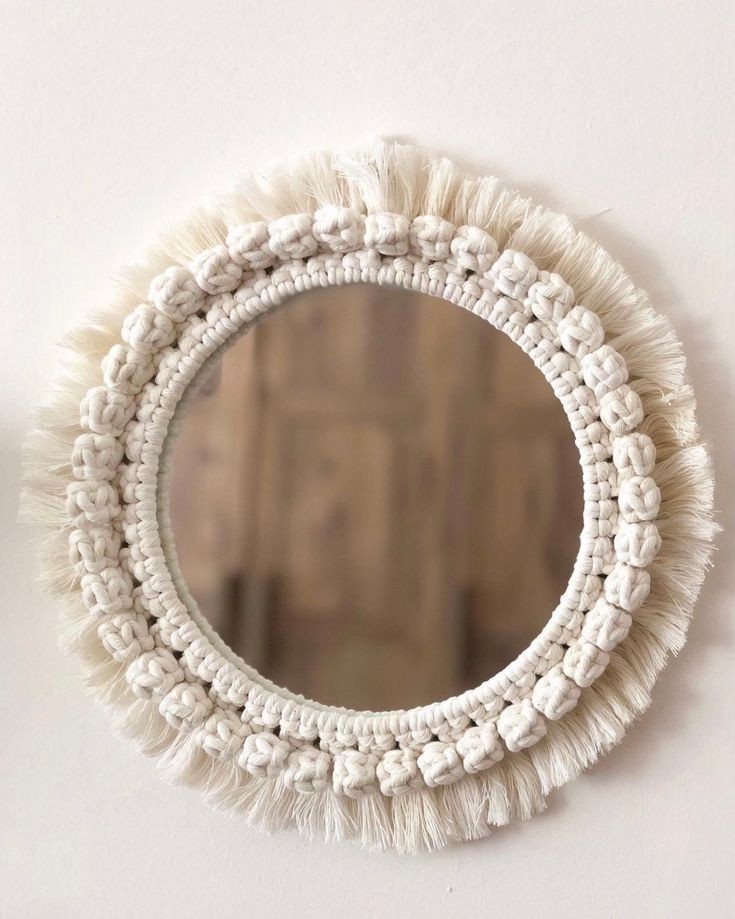 HQ32 Macrame Mirror