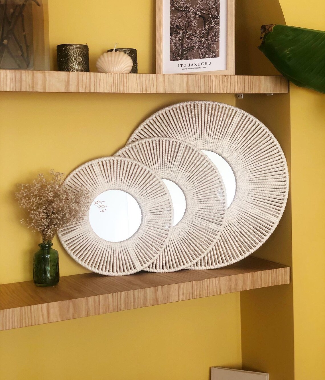 Cotton Mirrors set