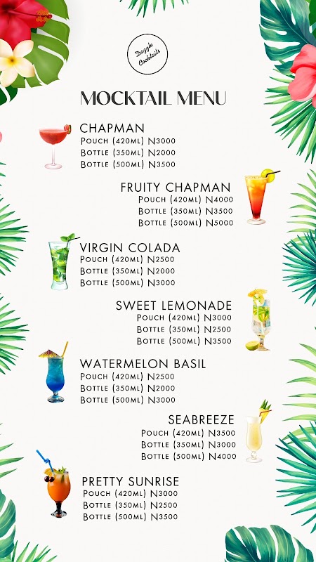 Dazzle Cocktails