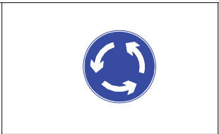 How to drive on Roundabouts and sign details for the drivers in Kuwait