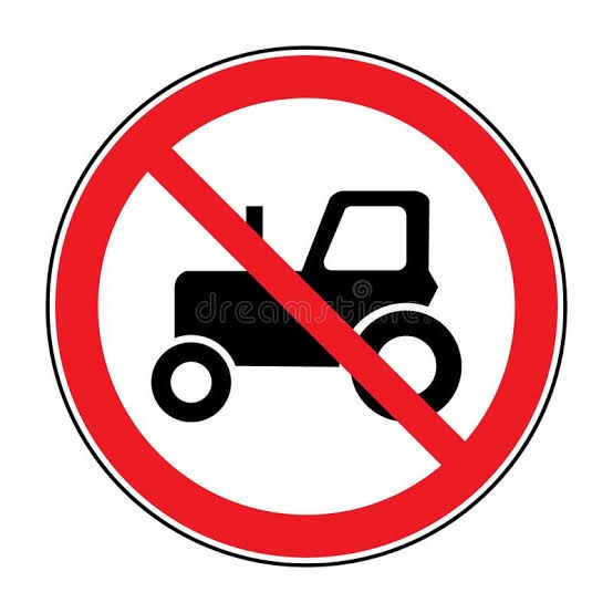 Tractors Prohibited