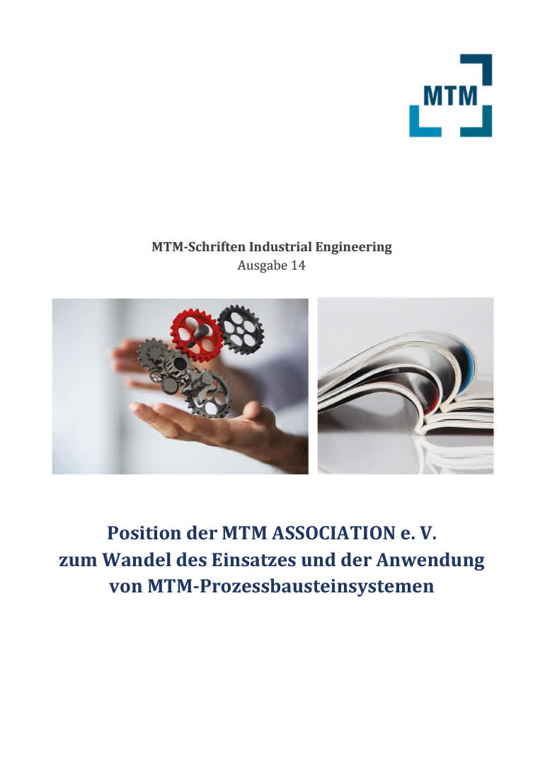 Buchcover MTM Schriften Industrial Engineering