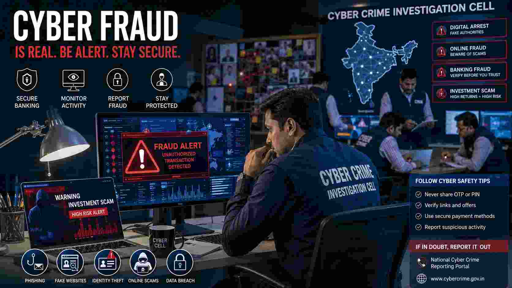 Financial Crime Alert: Authorities Warn Against Rising Digital Payment & Investment Fraud