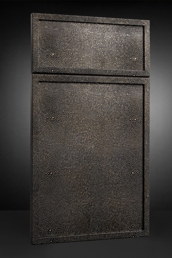 Form 15 door, Leather · Black Knight Shagreen