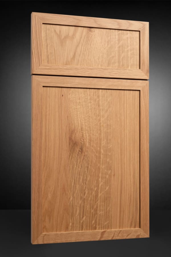 Form 25N VG door, Rustic White Oak VG · Natural lacquer Zero sheen