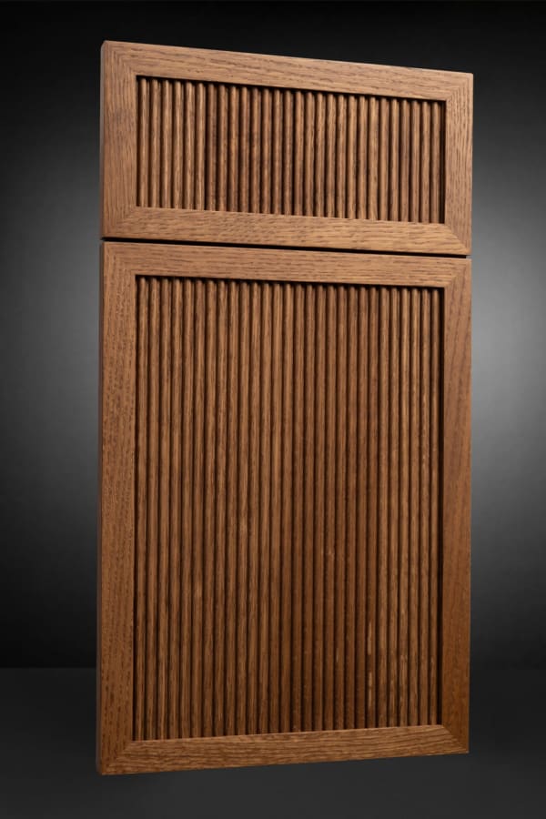 Form 25 Reeded door, RC White Oak VG · S30143 Zero sheen