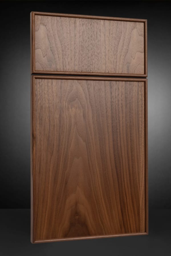 Radius 8 door, Black Walnut Natural Lacquer Matte