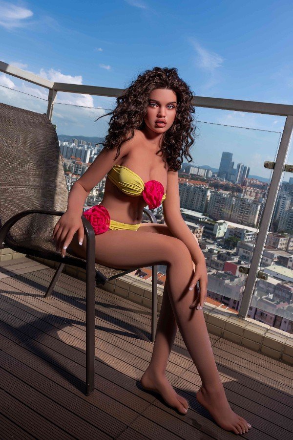 Affordable Ebony Silicone Sex Doll Maelis 168cm