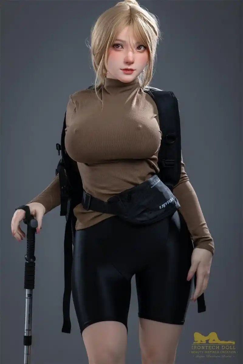 Irontech | US IN Stock 165cm Big Breast Full Silicone Sex Doll - Kitty