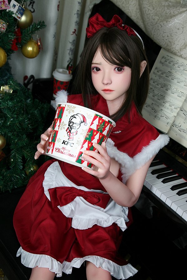 Christmas Asian Cute Silicone Head Sex Doll Roy 148cm