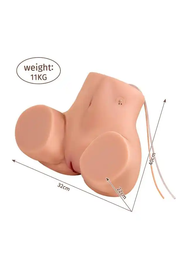 US In Stock | Electric Sucking Vibrating Ass Sex Torso - Kimberley