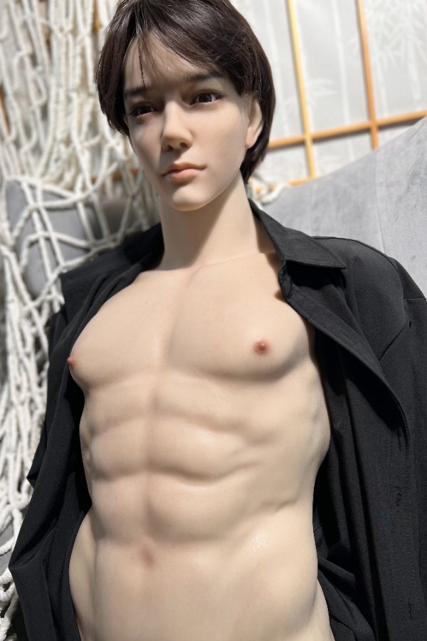 Muscular Silicone Head Male Sex Doll Torso Kirin 93cm