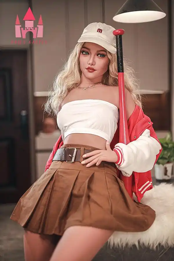 Dolls Castle | 163cm Blonde Skinny Small Boobs Sex Doll - Garin