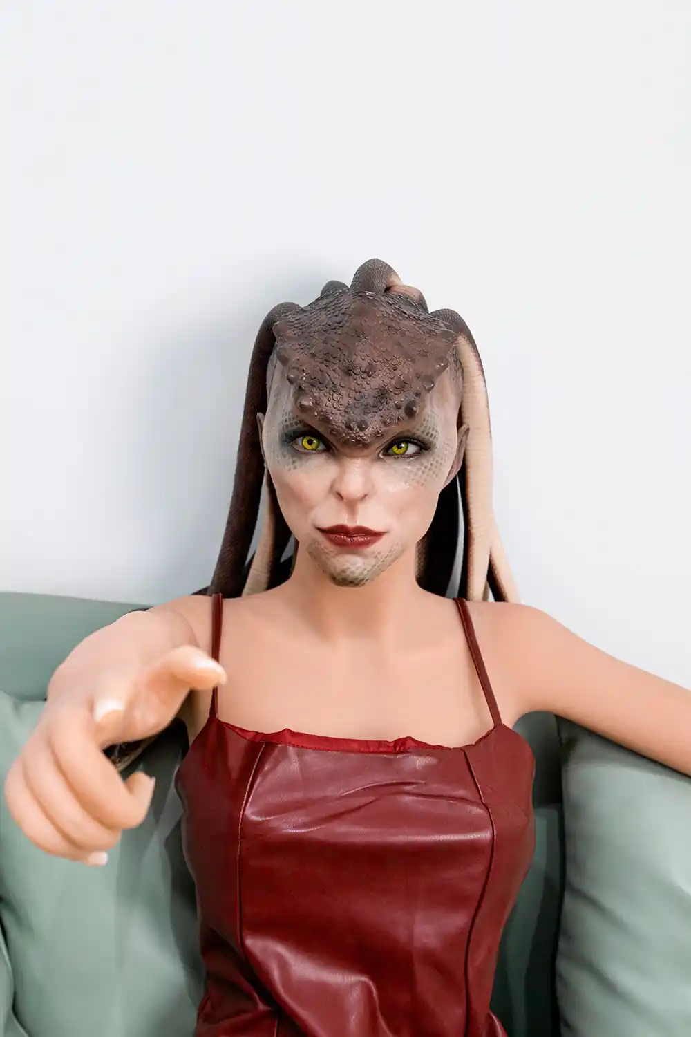 RIDMII Vika Unique Design 5'4 FT (166cm) Snakehead Anime Silicone Head TPE Body Adult Love Sex Doll