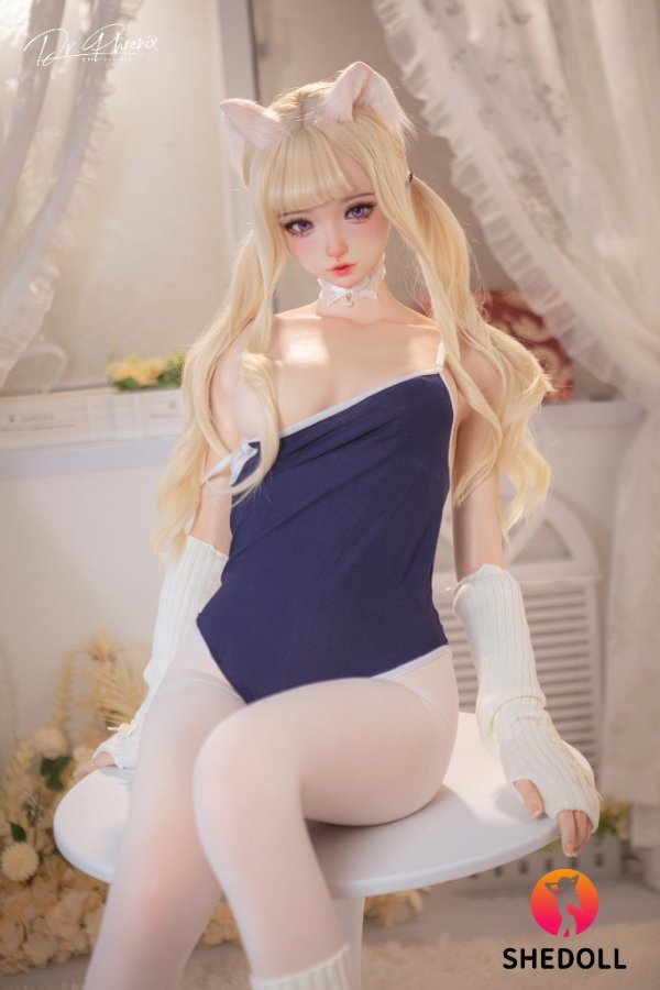 Asian Cute ROS Silicone Head Sex Doll Cece 148cm