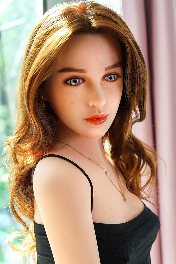 Small Breasts Realistic Exquisiteness Silicone Head Sex Doll Ameli 159cm
