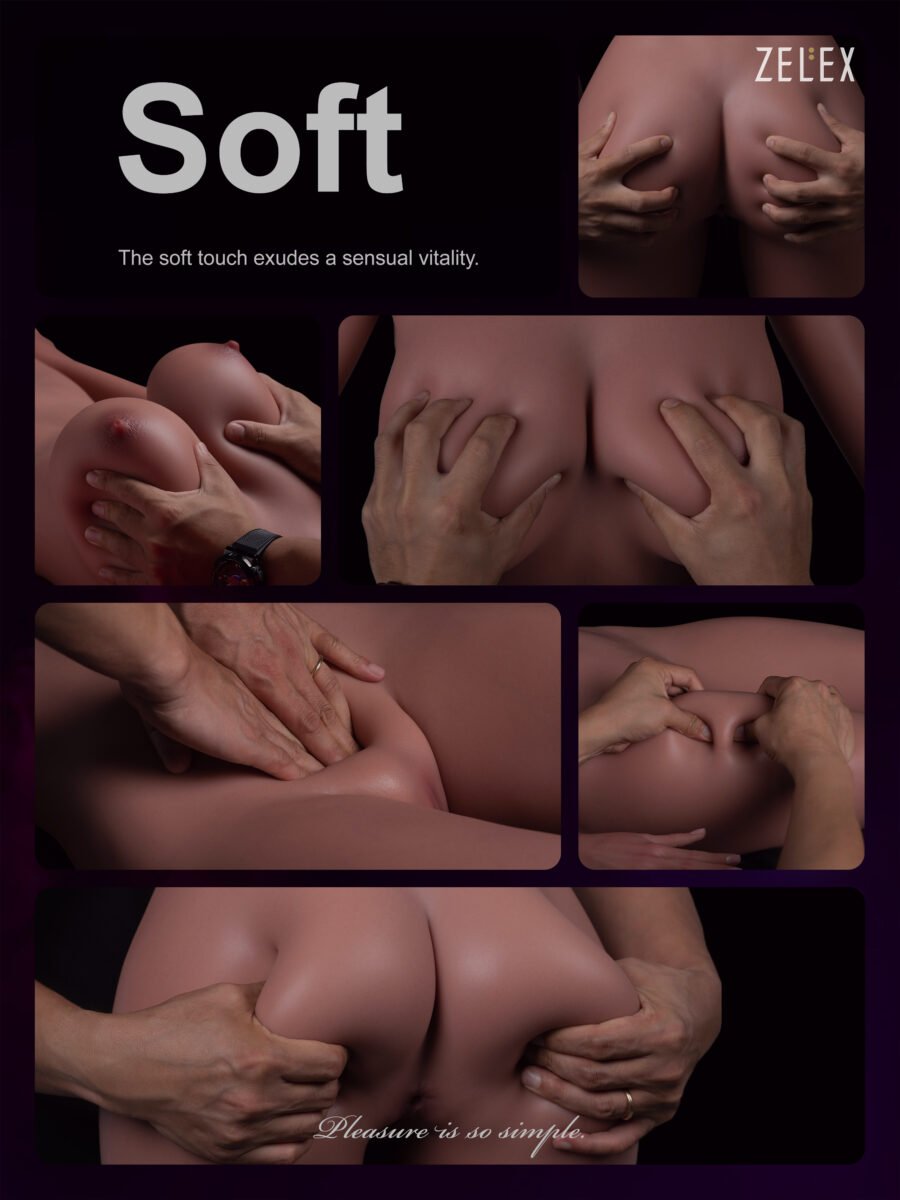 ZELEX SLE 2.0 In Stock 166cm/5ft5 K-cup Silicone Sex Doll Head ZXE223-1