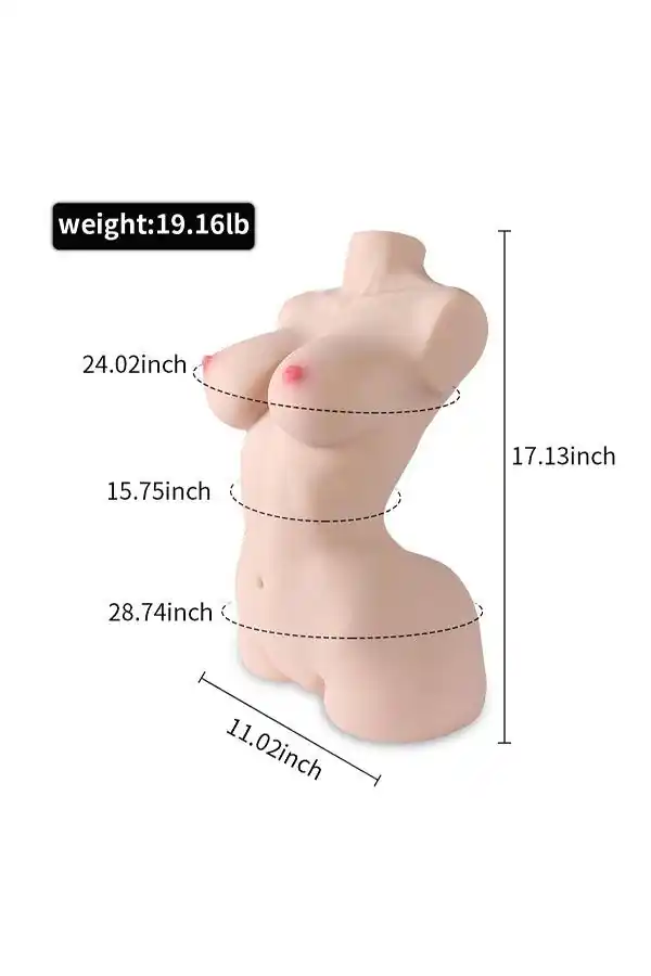US In Stock | Lifelike Hot Lady Sex Torso - Hermosa