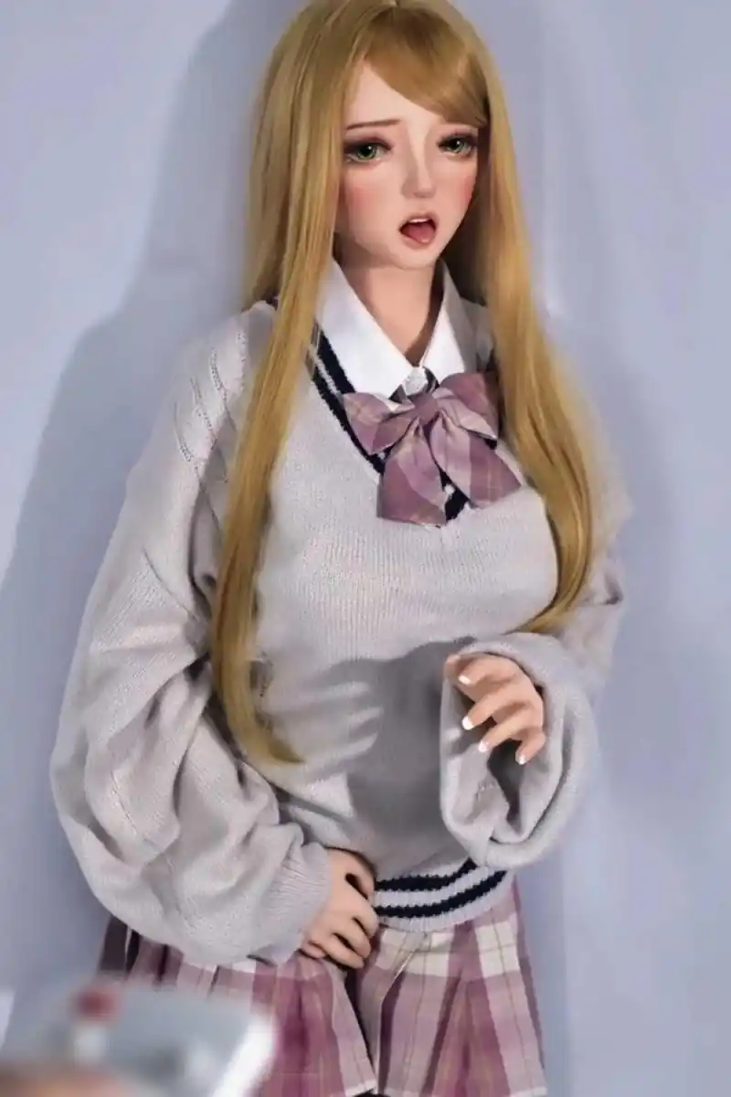 151cm/5ft C Cup Medium Breasts Full Silicone Sexy Anime Sex Dolls-Elsa