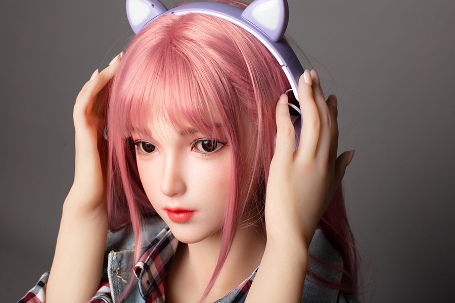 Lifelike Cute C-Cup Silicone Head Sex Doll Mumu 148cm