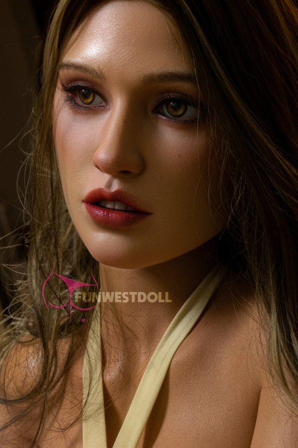 Funwest Blonde Mature Silicone Sex Doll 160cm E-cup Juliette $046S