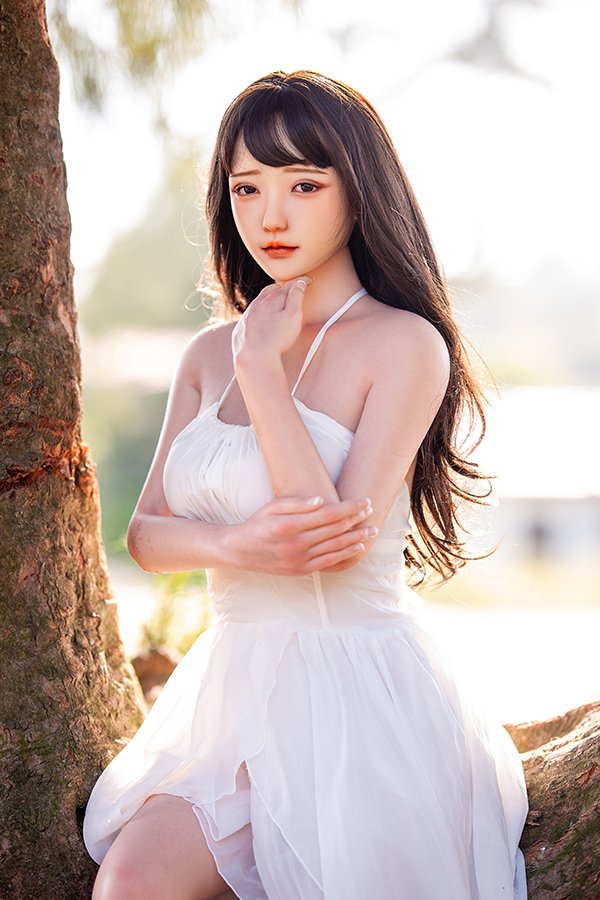 Asian Pitiful Silicone Head Sex Doll Charlene 158cm