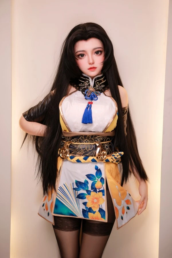 Cute Big Boobs Silicone Head Sex Doll Hutao 166cm