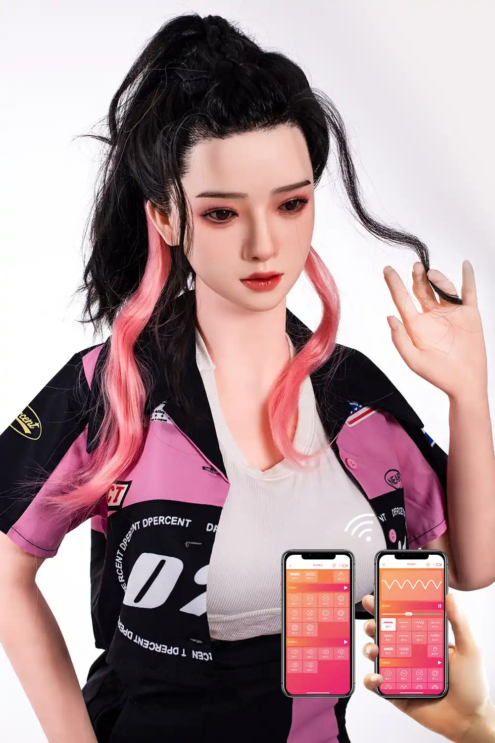 APP-Control RIDMII Muncey Plus 5'3 FT(163cm) Unique Design Silicone Head Sex Doll TPE Body Love Doll