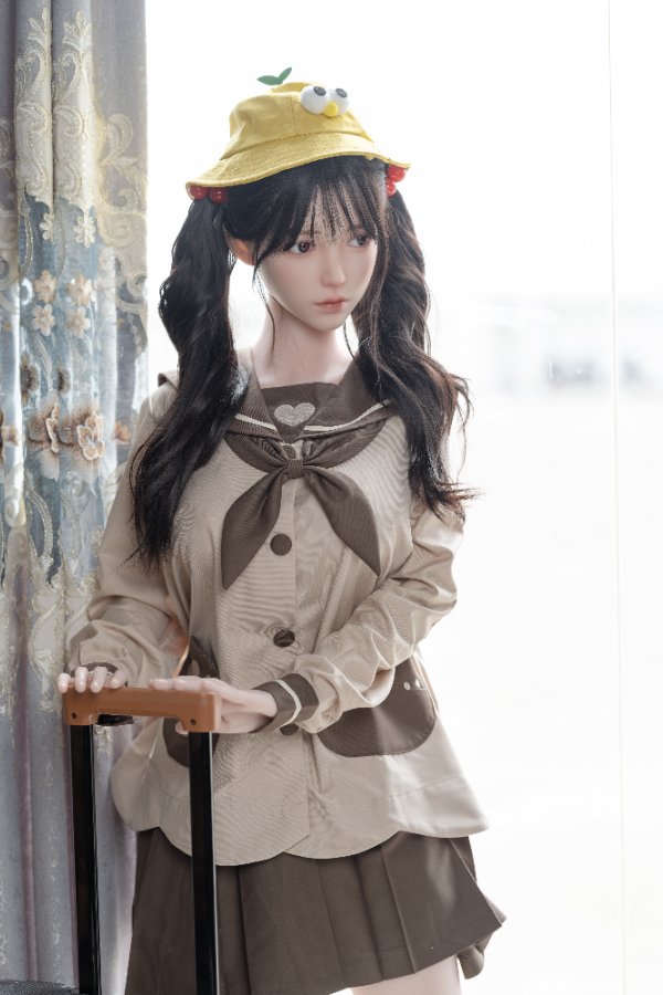 Aicos Doll Cute Skinny 159cm Silicone Head Sex Doll Riko