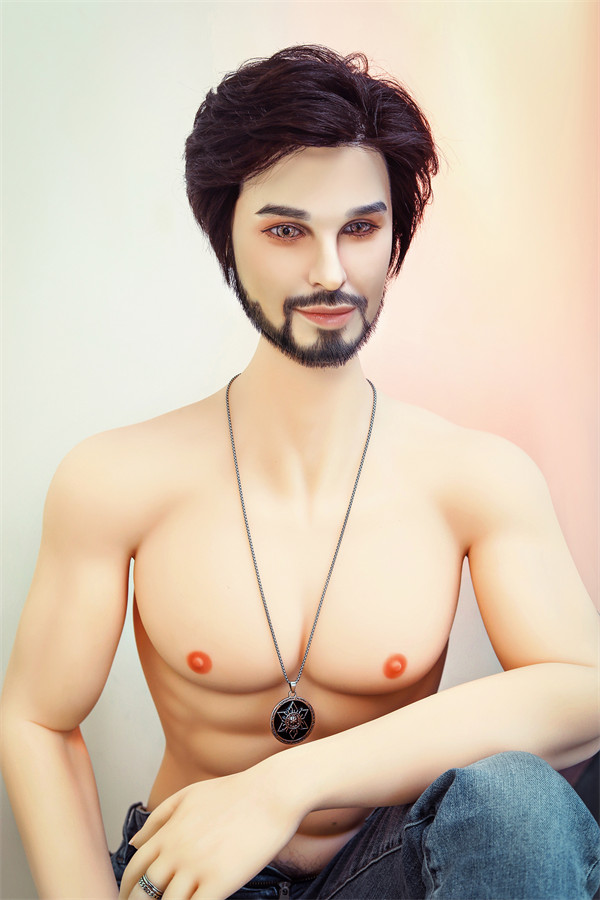 Realistic Bearded Silicone Head Sex Doll Bryan 162cm