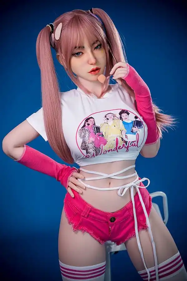 SY Doll | EU IN Stock 163cm (5' 4") Pink Cute Full Silicone Sex Doll ROS Head - Lydia