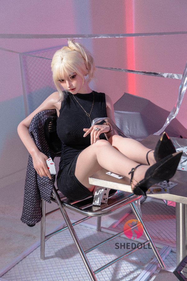 Lifelike Huge Boobs Silicone Head ROS Sex Doll Beryl 163cm