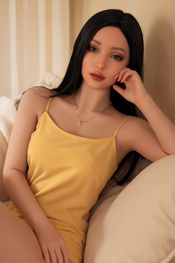 Skinny Silicone Head Sex Doll Lumi 166cm #S14