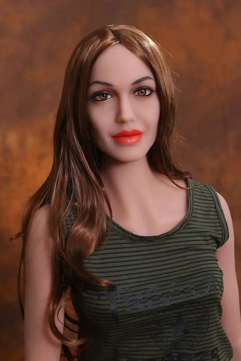 160cm (5' 3") Real Life Lifelike Small Chest Muscle Sex Doll - Evangeline
