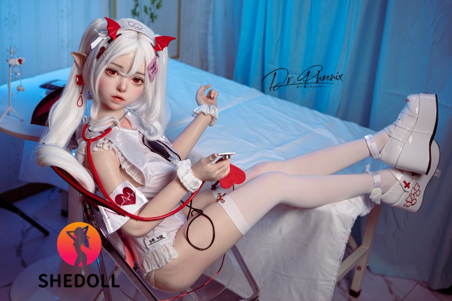 Asian Cute ROS Silicone Head Sex Doll Dora 148cm